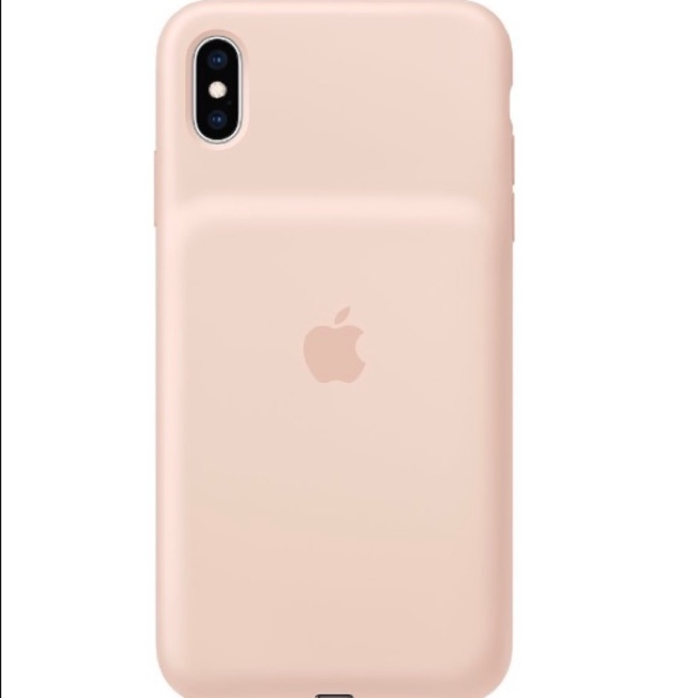 Iphone XS Pink Sand Charging Case